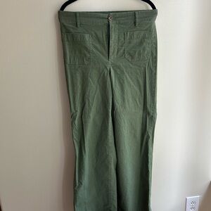J. Crew Women's Green Trousers